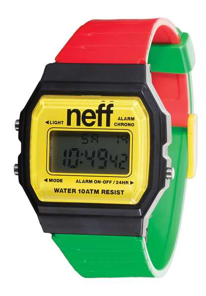 Neff Flava Xl Surf - Multicolor Uomo Moda Orologi (T8989)